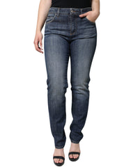 Jean skinny en coton stretch bleu foncé Dolce &amp; Gabbana