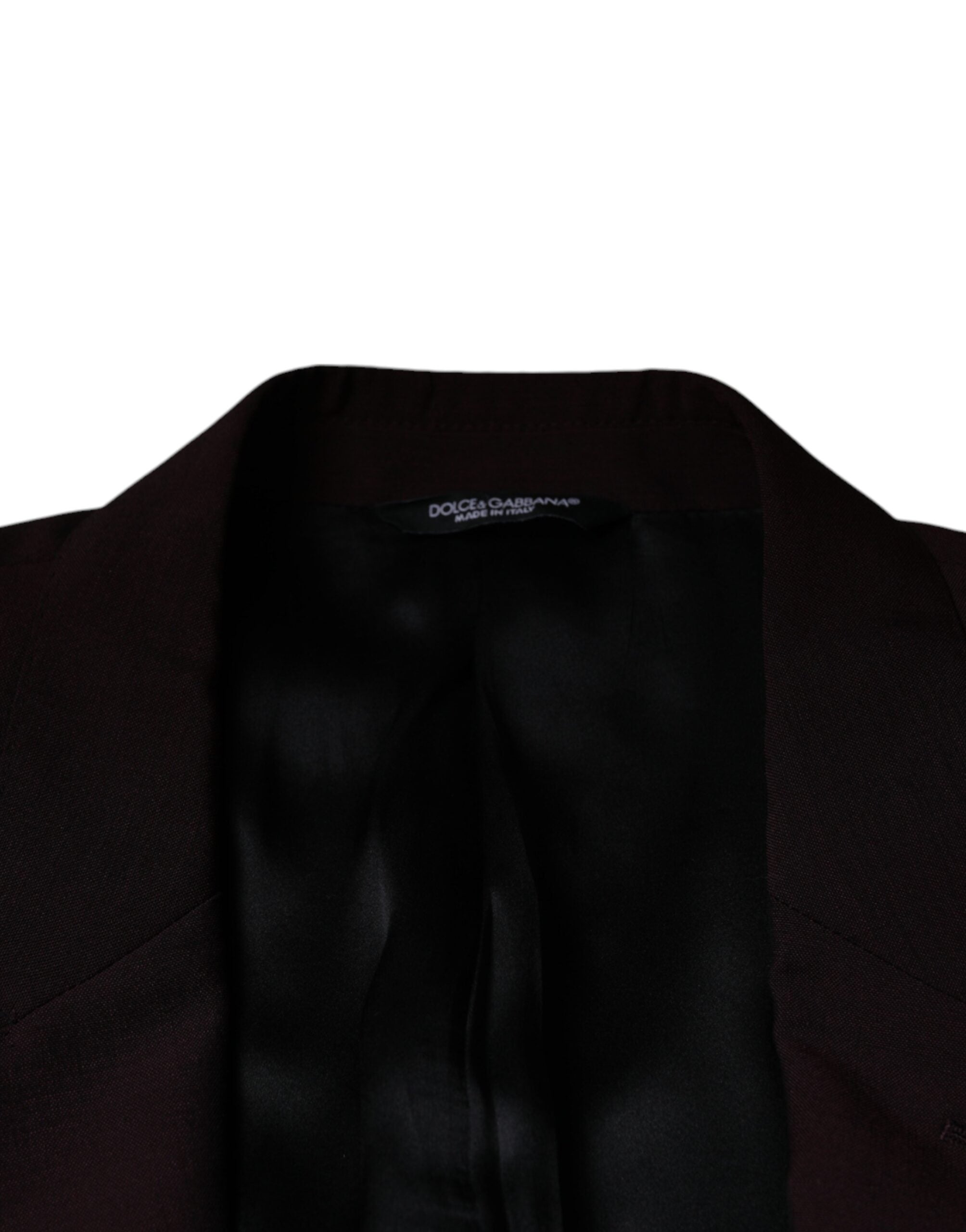 Dolce &amp; Gabbana Bordeaux Wollblazer, einreihig, elegant