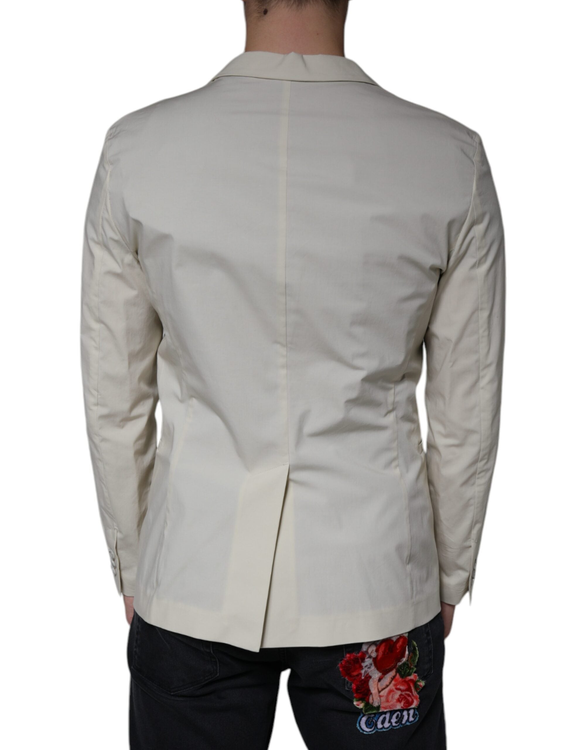 Paolo Pecora Milano Beige Einreihiger Anzug/Blazer