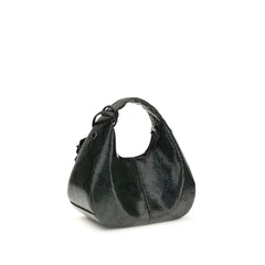 Ganni Black Recycled Polyester Shoulder Bag