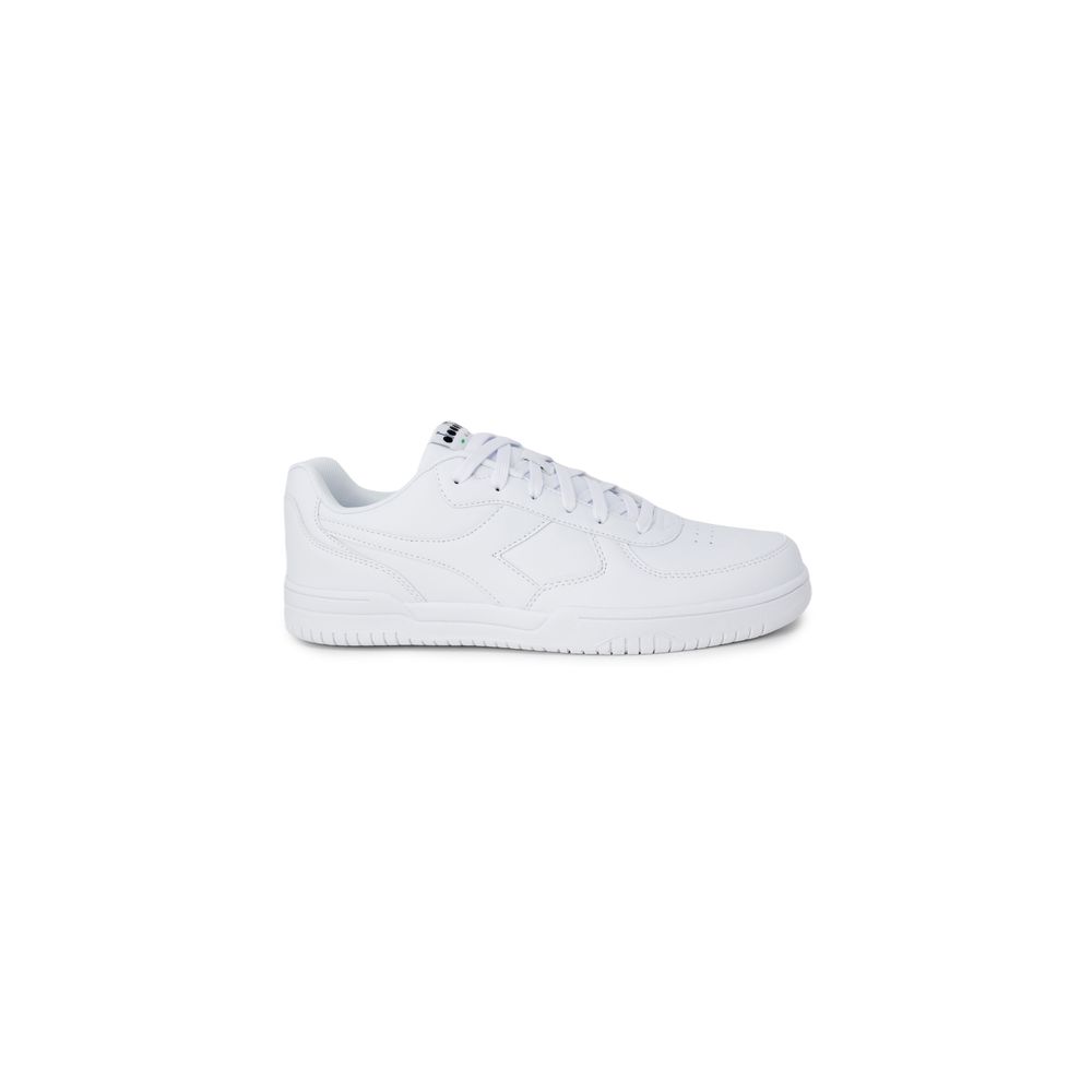 Baskets Diadora en cuir artificiel blanc