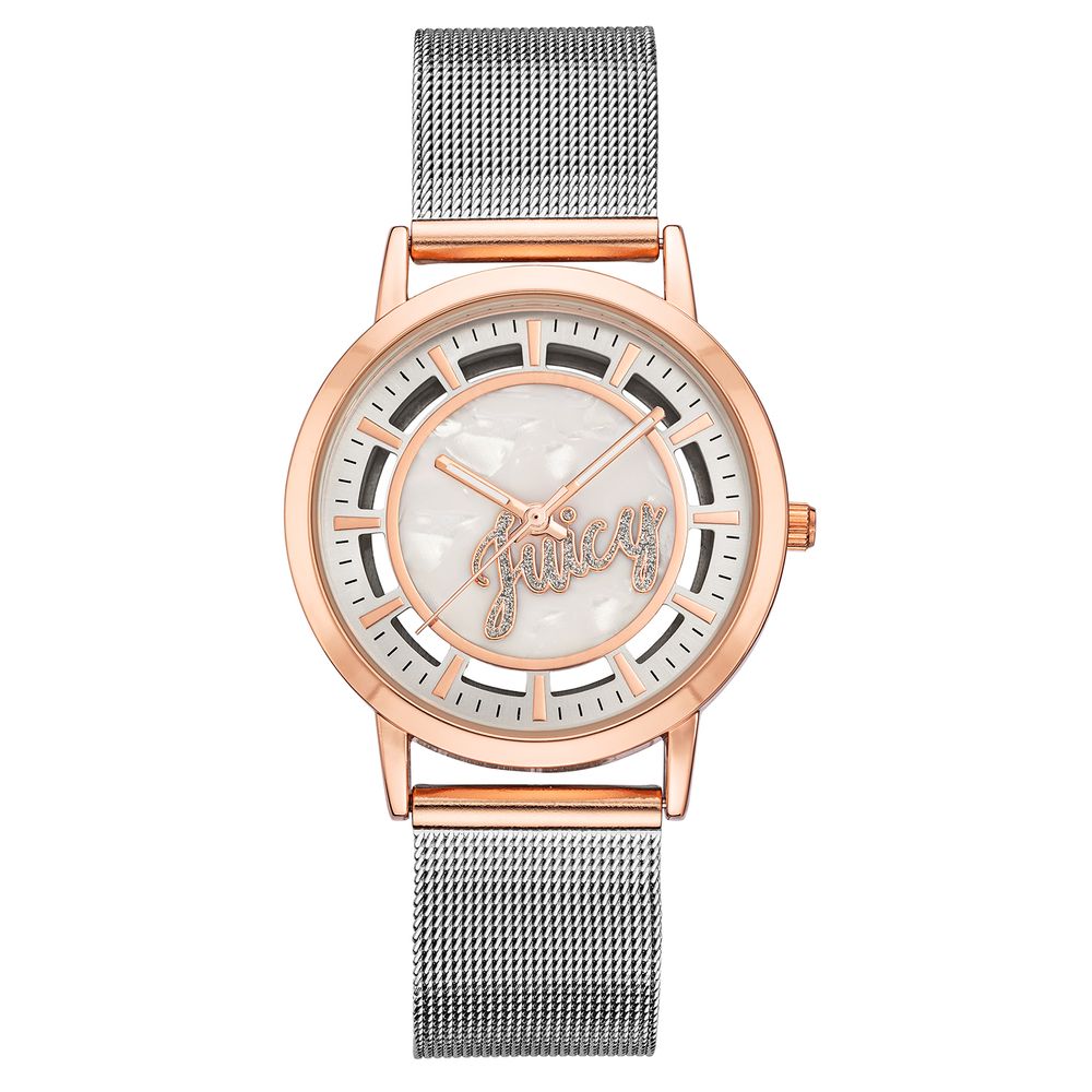 Juicy Couture Uhr aus silbernem Edelstahl