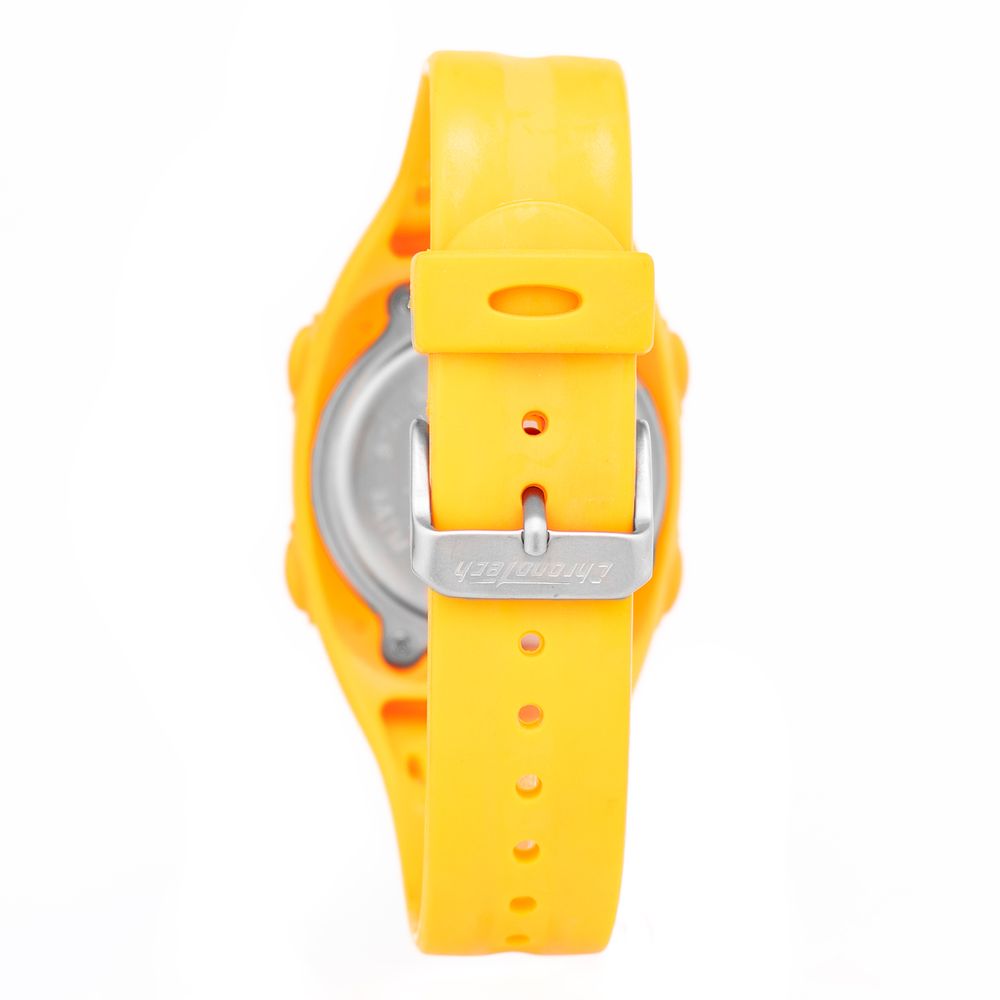 Montre Chronotech en caoutchouc orange