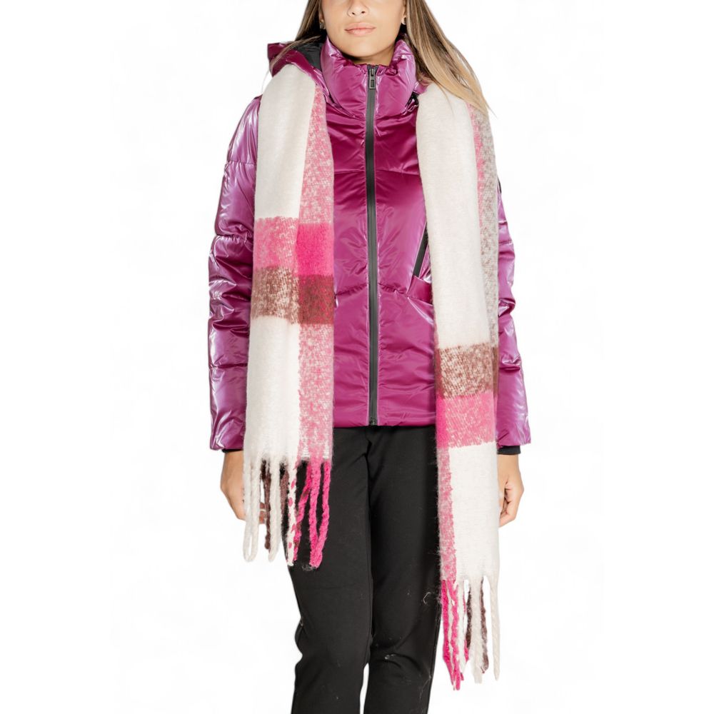 Écharpe violette uniquement en polyester recyclé