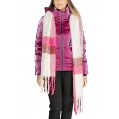 Écharpe violette uniquement en polyester recyclé