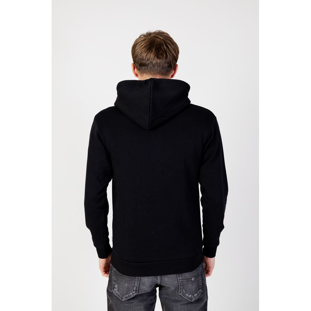 Sweat à capuche noir en polyester Jack Jones