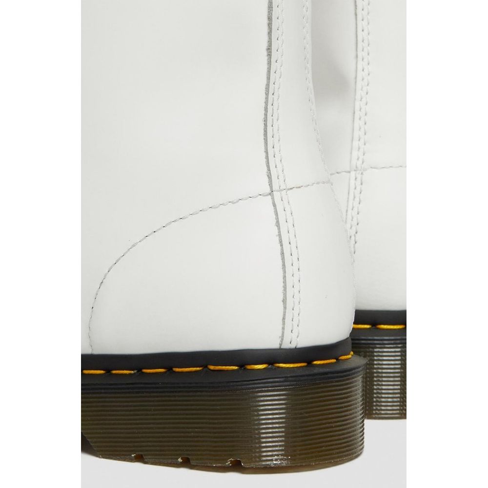 Bottes Dr. Martens en cuir blanc