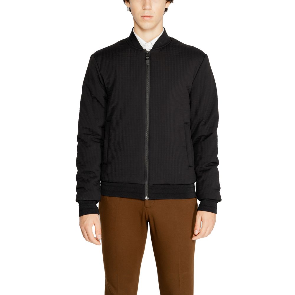 Antony Morato Black Polyester Jackets & Coat