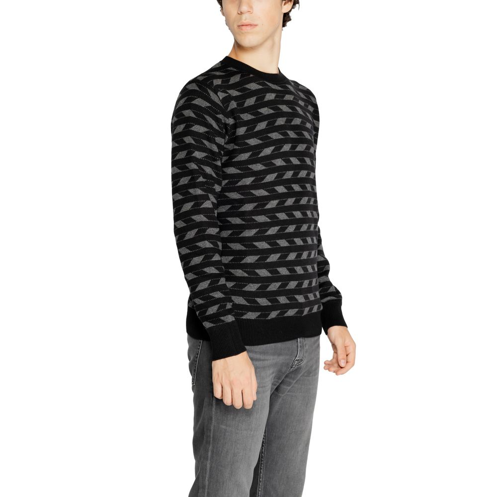 Antony Morato Schwarzer Marabou-Pullover