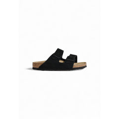 Sandalo in Pelle Scamosciata Nera Birkenstock
