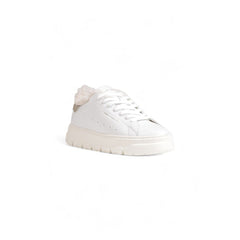 Baskets en cuir blanc Crime London