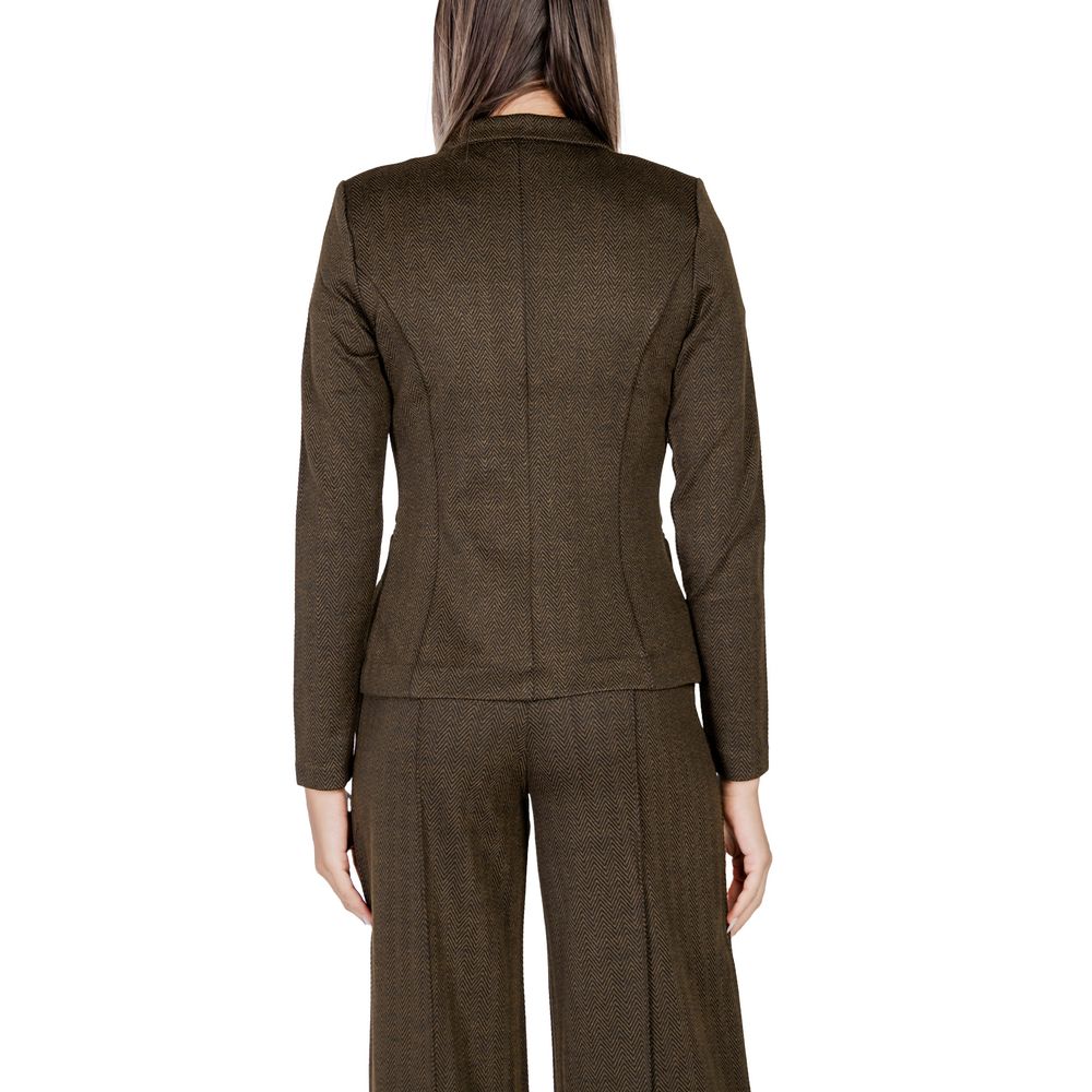 Blazer vert en polyester ICHI