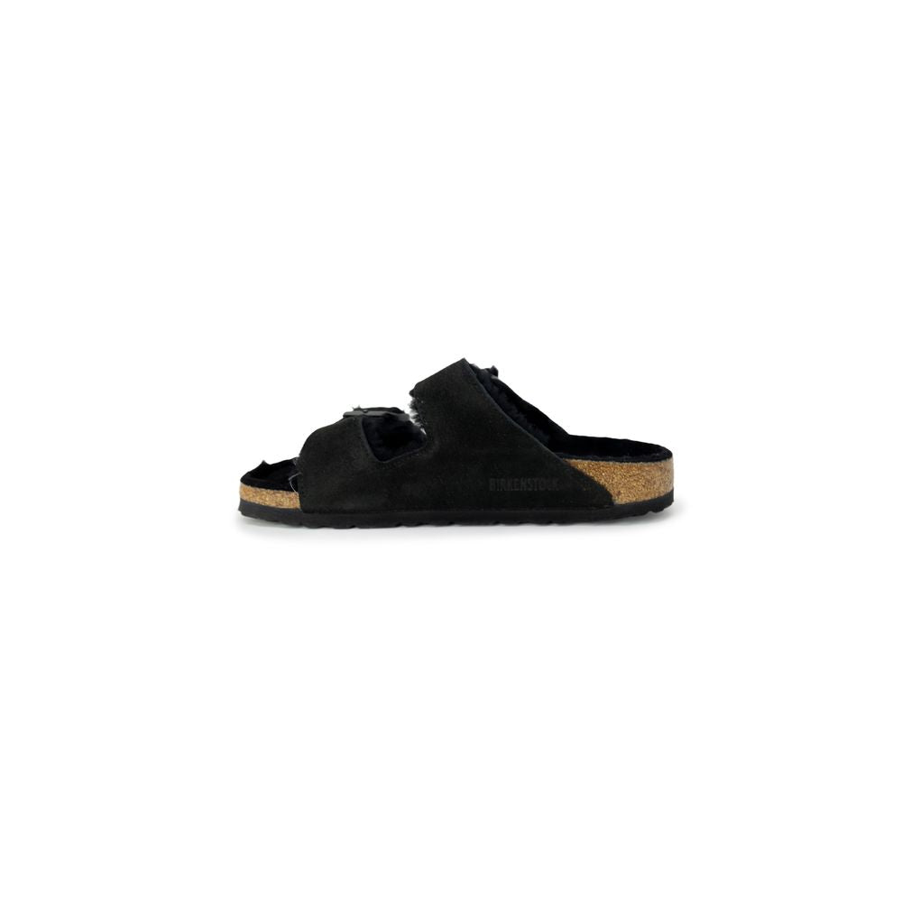 Sandalo in Pelle Scamosciata Nera Birkenstock
