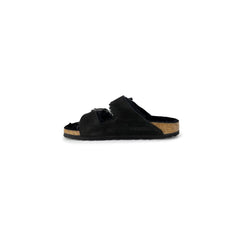 Sandalo in Pelle Scamosciata Nera Birkenstock