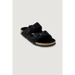 Sandalo in Pelle Scamosciata Nera Birkenstock