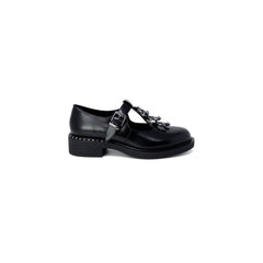 ASH Black Leather Lace-Up Boot