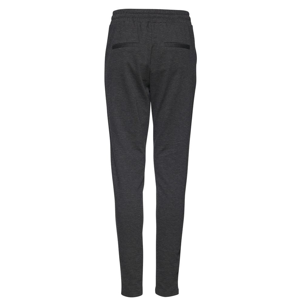 Pantalon gris en polyester ICHI