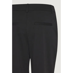 Pantalon ICHI noir en polyester recyclé