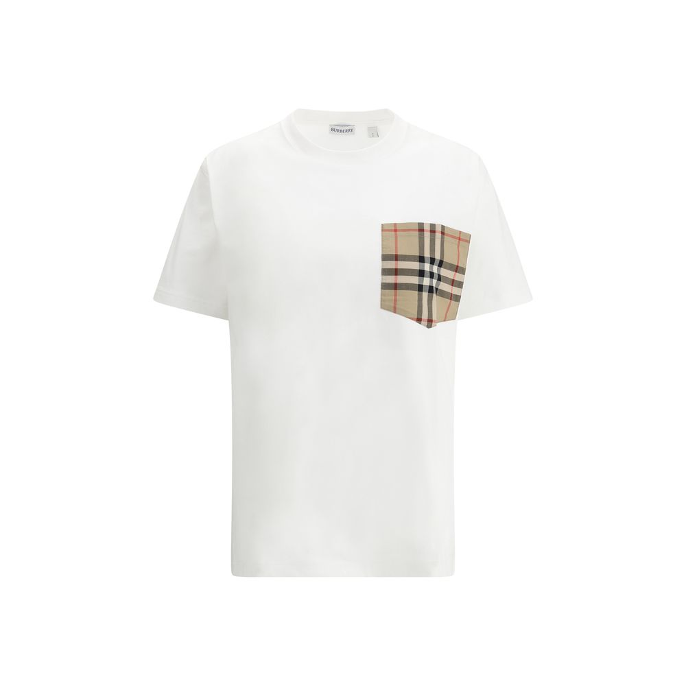 Burberry Archive Check T-Shirt mit Taschenaufdruck