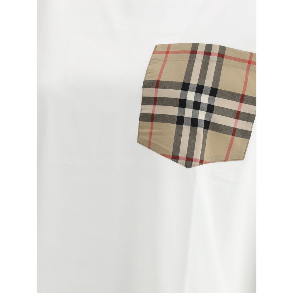 Burberry Archive Check T-Shirt mit Taschenaufdruck