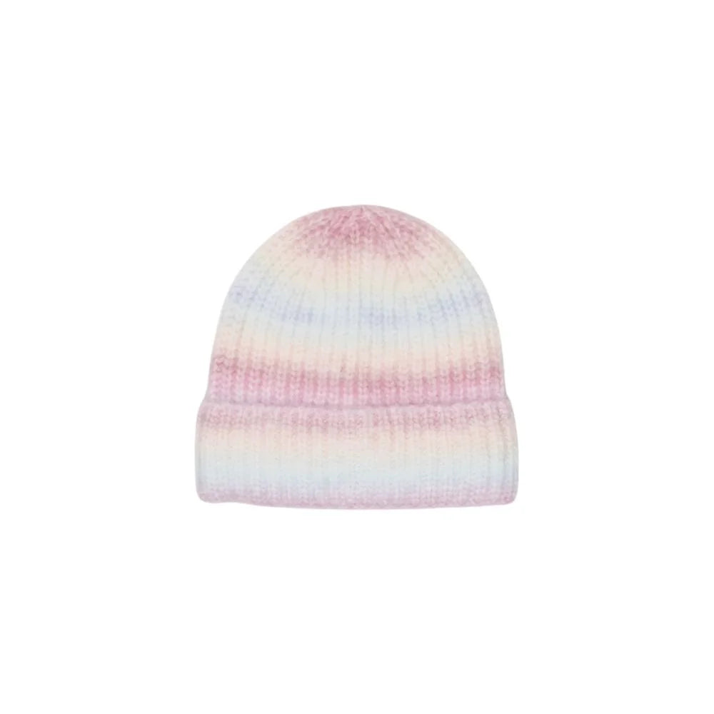 Pieces Multicolor Marabou Beanie