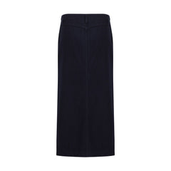 Giorgio Armani Blue Cotton Skirt