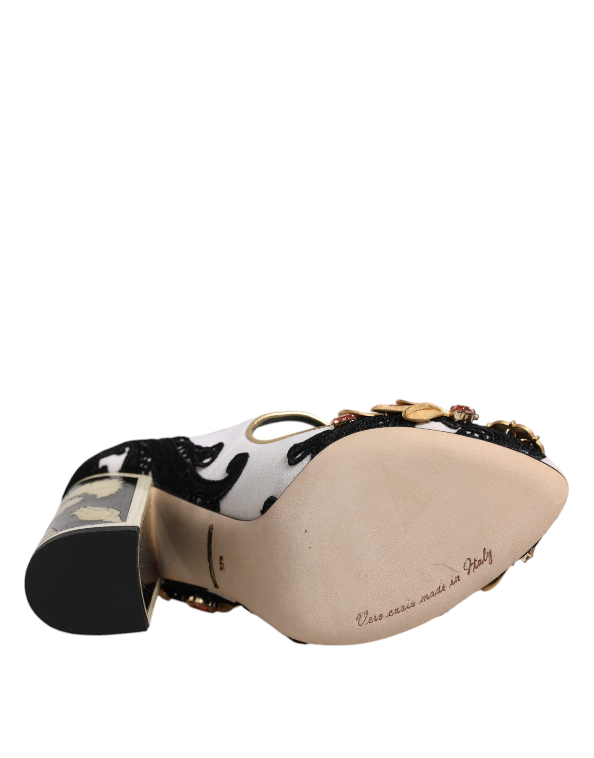 Escarpins Dolce &amp; Gabbana multicolores ornés de détails