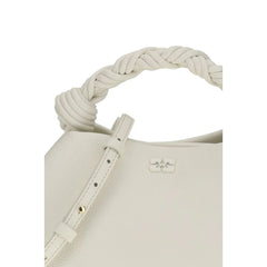 Ganni White Recycled Polyester Shoulder Bag