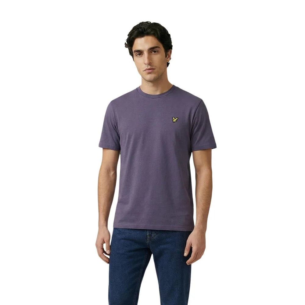 Lyle & Scott Purple Cotton T-Shirt