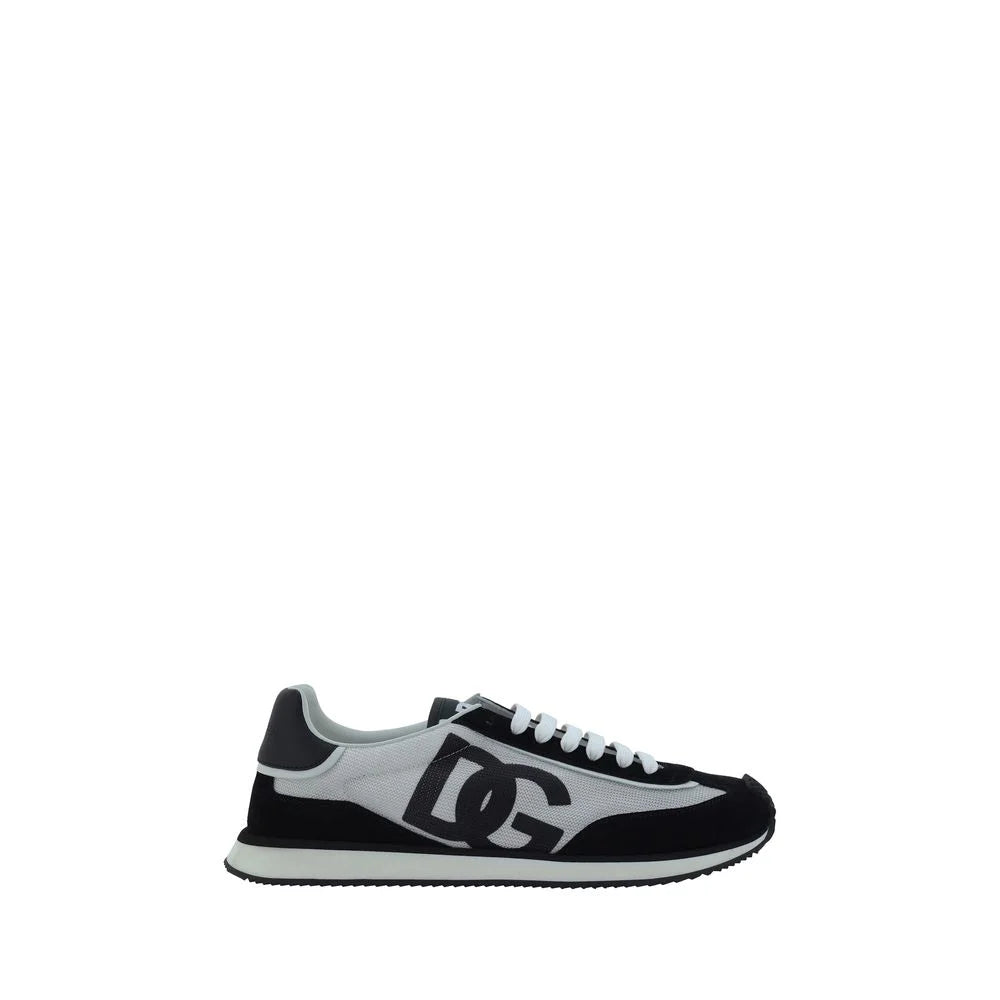 Dolce & Gabbana Baskets Basses en Caoutchouc Blanc