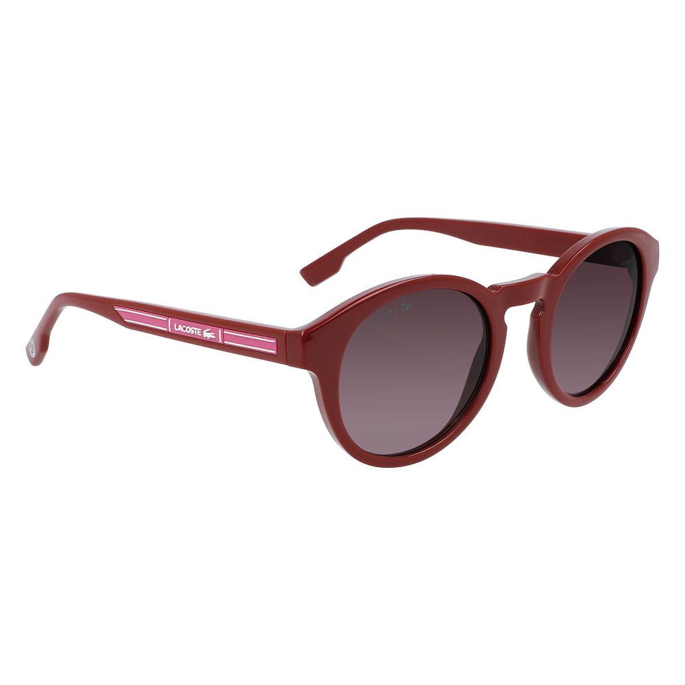 Lacoste Sonnenbrille mit roter Spritzgussoptik