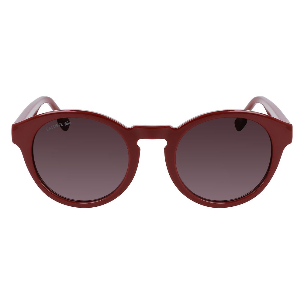Lacoste Sonnenbrille mit roter Spritzgussoptik