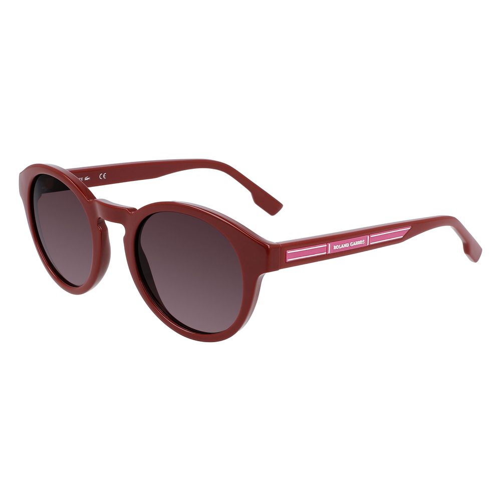 Lacoste Sonnenbrille mit roter Spritzgussoptik
