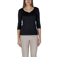 T-shirt en coton noir Street One