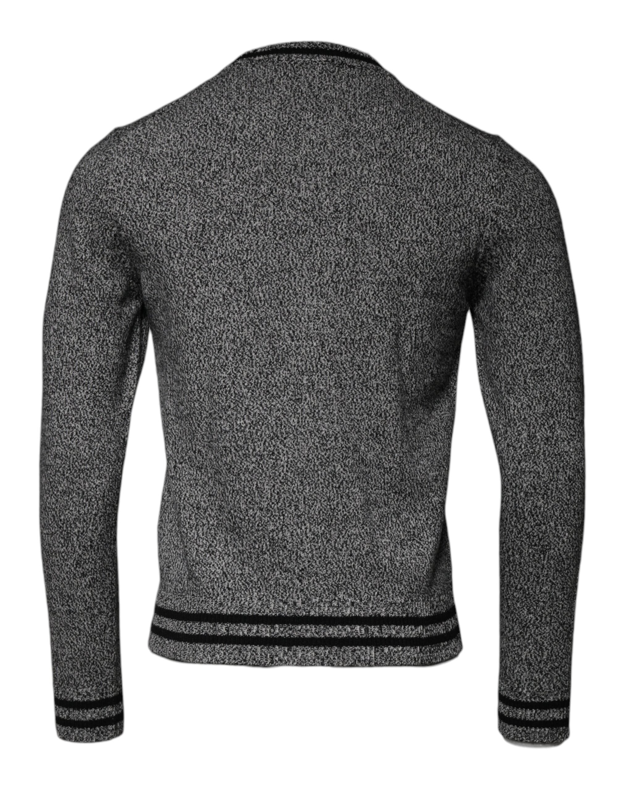 Dolce &amp; Gabbana Grauer Crown King Kaschmirpullover