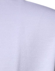 Polo Versace blanc en viscose à col et manches courtes pour homme