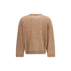 Brunello Cucinelli Brown Linen Sweatshirt