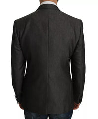 Dolce &amp; Gabbana Grauer MARTINI 2-teiliger Blazer mit Weste
