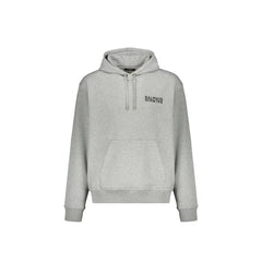 Balmain Gray Cotton Hoodie