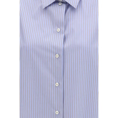The Row Blue Cotton Pattern Shirt - 2