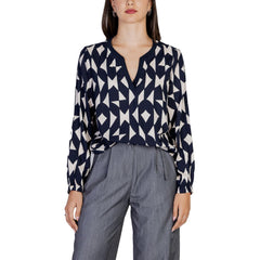 Street One Blue Viscose Blouse