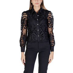 Morgan De Toi Black Polyester Shirt