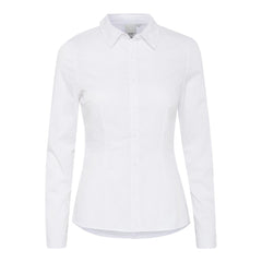 ICHI White Cotton Shirt