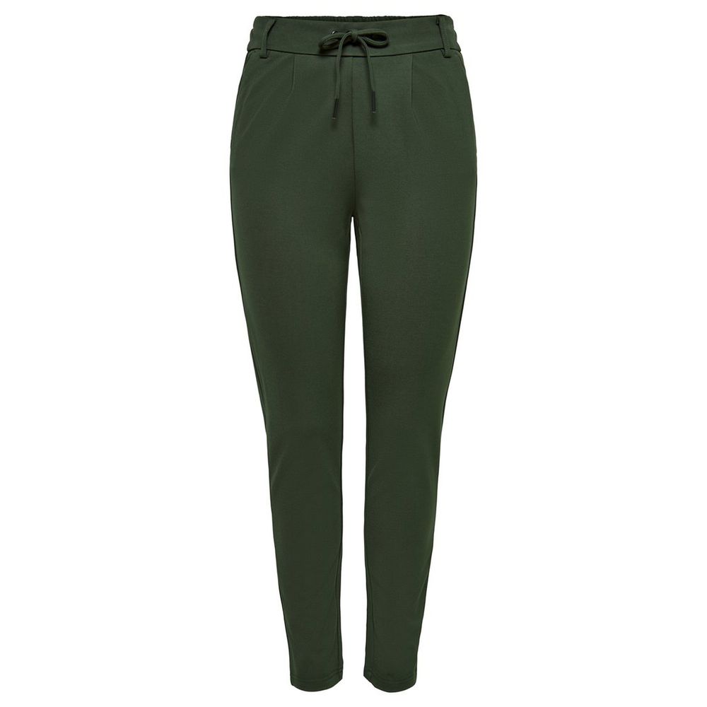 Pantalon en viscose verte uniquement