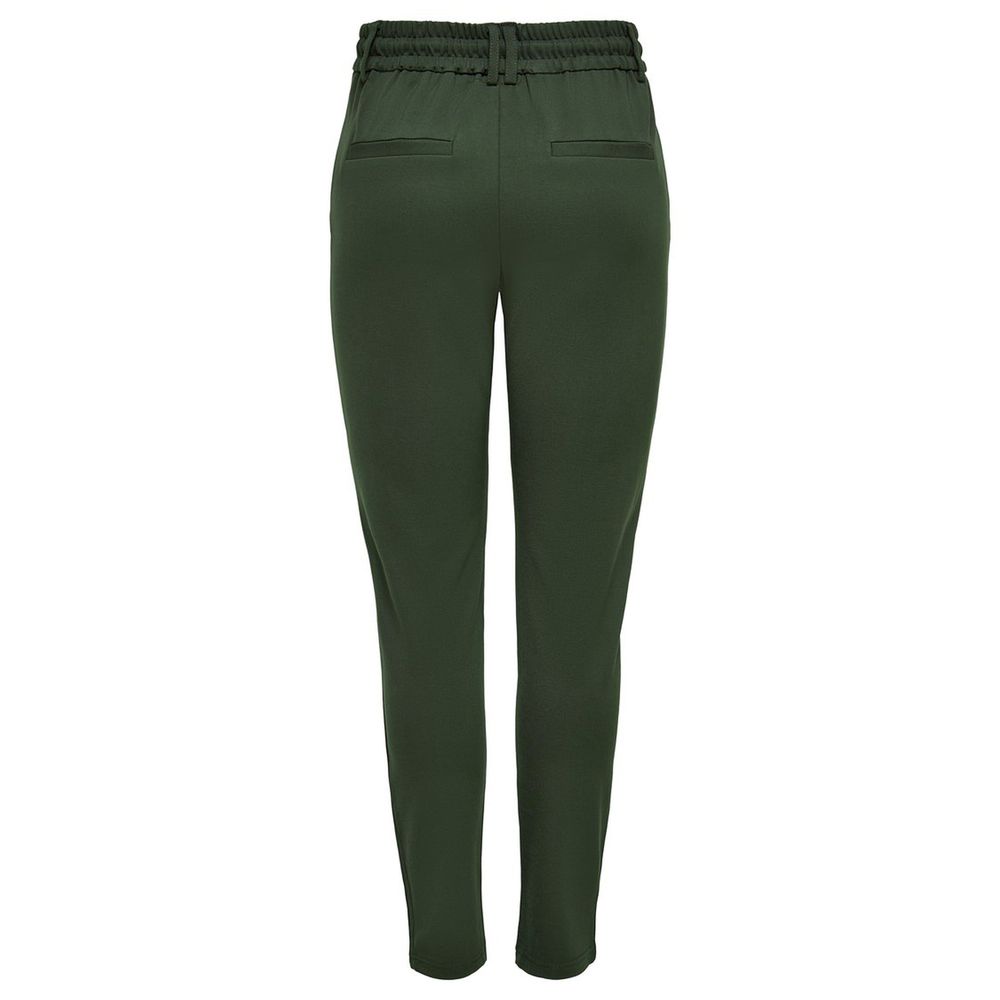 Pantalon en viscose verte uniquement