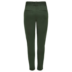 Pantalon en viscose verte uniquement