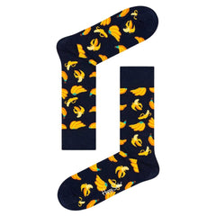 Happy Socks Black Cotton Sock