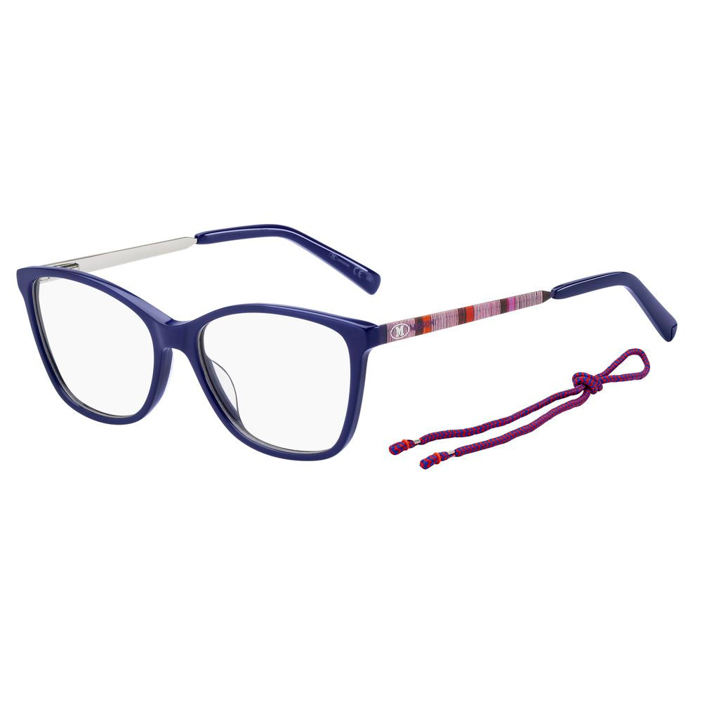 M Missoni Blaue Acetatfassungen