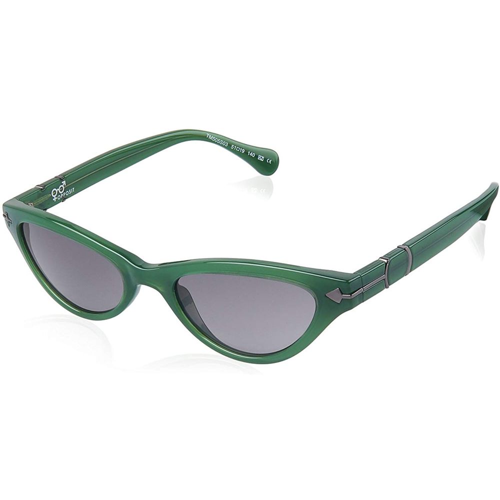 Lunettes de soleil en acétate vert opposé