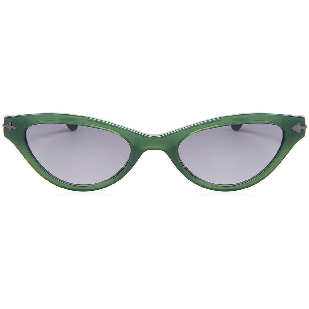 Lunettes de soleil en acétate vert opposé